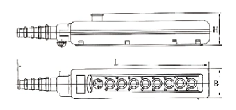 Explosion Proof Push Button for Hoist and Crane