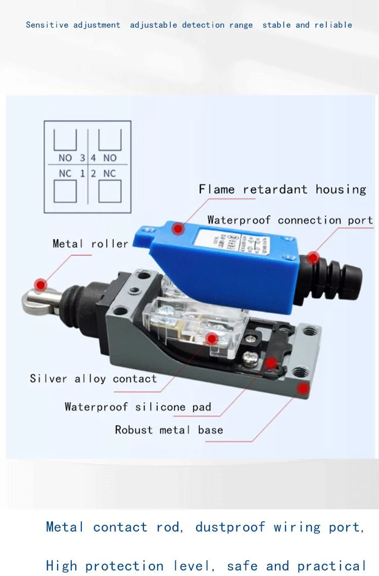 High Quality Material, Waterproof and Dustproof, Durable, Limit Travel Switch (ME-8169)